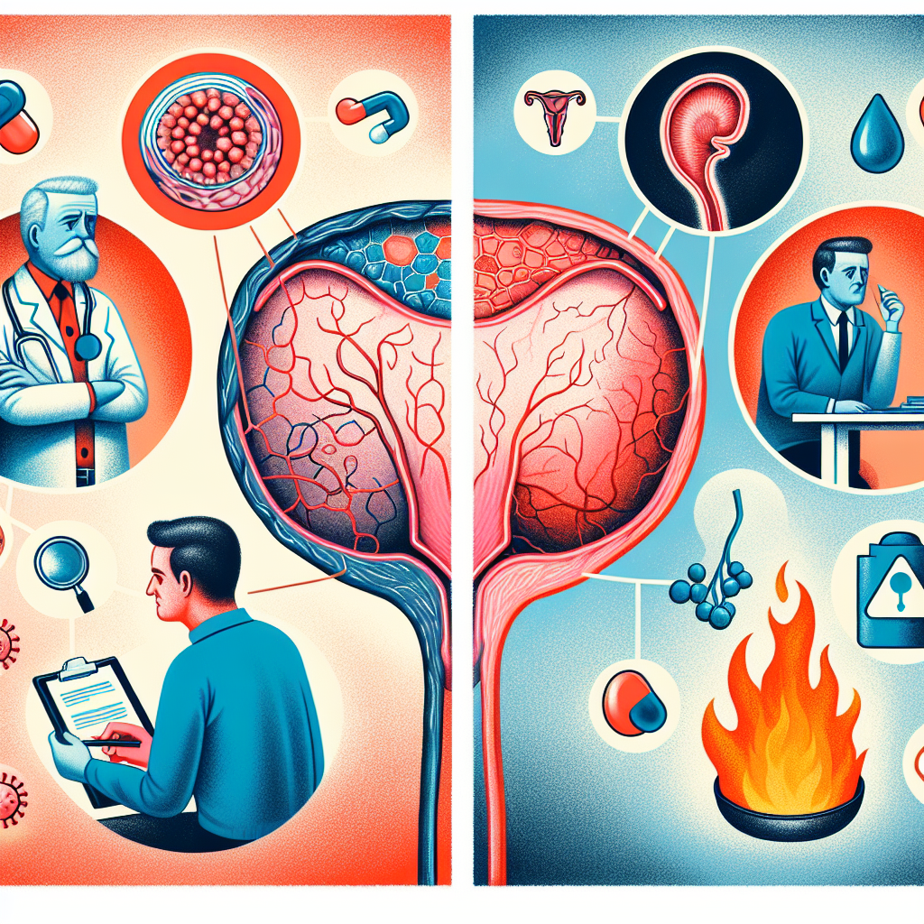 Сравнение BPH и простатита с точки зрения симптомов, диагностики и лечения