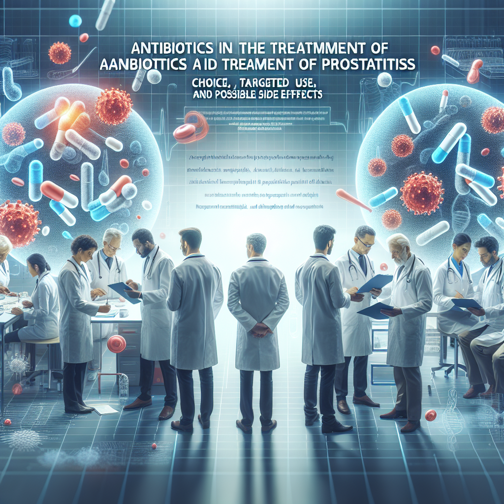 Антибиотическая терапия в лечении простатита