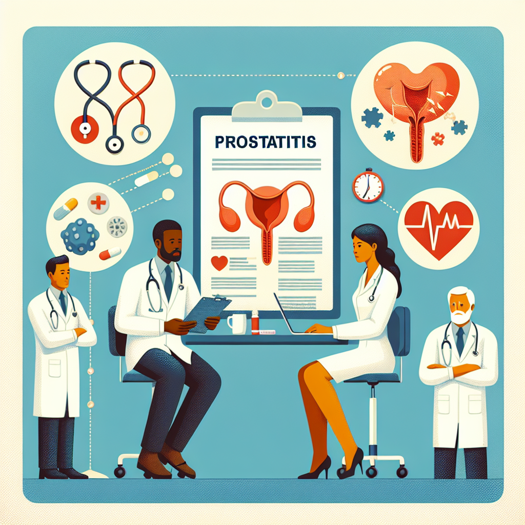 Мужчина на приеме у врача обсуждает симптомы и лечение простатита
